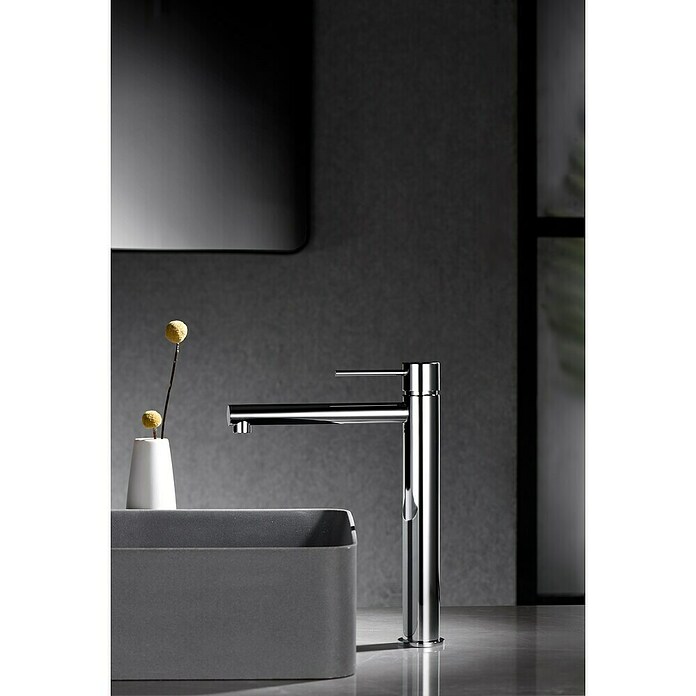 Imex Milos Stick Grifo de lavabo alto (Cromo) | BAUHAUS