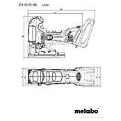 Metabo CAS 18V Akku-Stichsäge STA 18 LTX 100 (18 V, Ohne Akku, Leerlaufhubzahl: 550 /min - 2.800 /min) | BAUHAUS