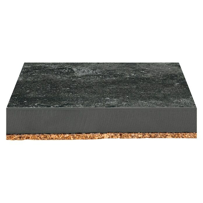 DryTile Handmuster Soul15 cm x 15 cm x 12,5 mm, Schwarz Diagonal View