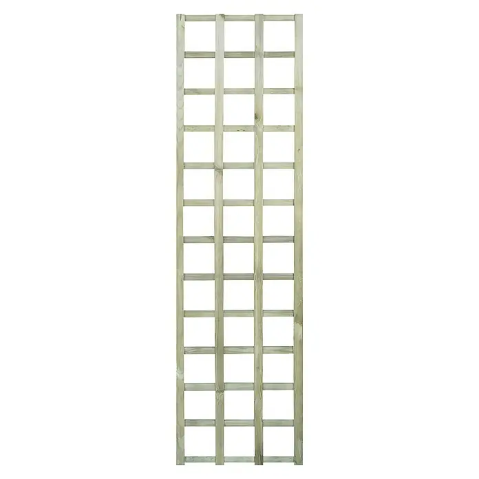 Cerland Celosía para exterior Yota - 40 x 180 cm, Madera, Natural - Un panel de celosía de madera alto y estrecho, ideal como soporte para plantas en el jardín o como elemento decorativo para el exterior.