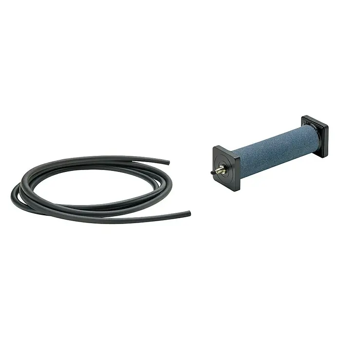 Oase Belüfterstab AQUA OXY - Passend für: OASE AquaOxy 1000 oder OASE AquaOxy 2500 - Ein Sauerstoffausströmer-Set mit Schlauch und zylindrischem Ausströmerstein, ideal für Aquarien zur Verbesserung der Wasserqualität.