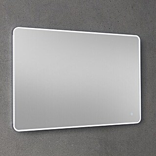 Camargue Lichtspiegel Frame (100 x 68 cm, Leuchtmittel, Mit abgerundeten Kanten)