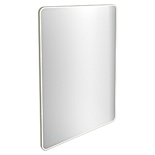 Camargue LED-Lichtspiegel Frame (Mit abgerundeten Kanten, 100 x 68 cm, Berührungssensor)
