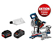 Bosch Professional AMPShare 18V Akku-Kapp- & Gehrungssäge GCM 18V-216 (18 V, 2 Akkus, 8 Ah, Durchmesser Sägeblatt: 216 mm) | BAUHAUS