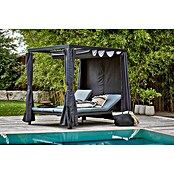 Sunfun Melina Loungeliege (L x B x H: 206 x 167 x 200 cm, Metall, Schwarz) | BAUHAUS