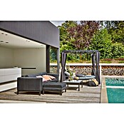 Sunfun Melina Loungeliege (L x B x H: 206 x 167 x 200 cm, Metall, Schwarz) | BAUHAUS