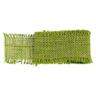 Glorex Jutegewebeband (L x B: 100 x 4 cm, Grün)