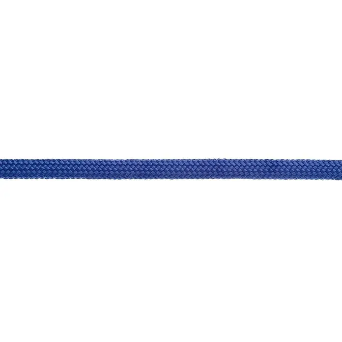 Glorex Bastelband Paracord - 2 Stk., Dunkelblau, 500 cm - Nahaufnahme eines blauen geflochtenen Seils.
