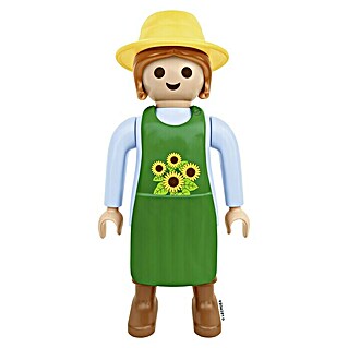 Lechuza Dekofigur Playmobil (Gärtnerin/Sonnenblume, L x B x H: 24 x 31 x 68 cm, Kunststoff)