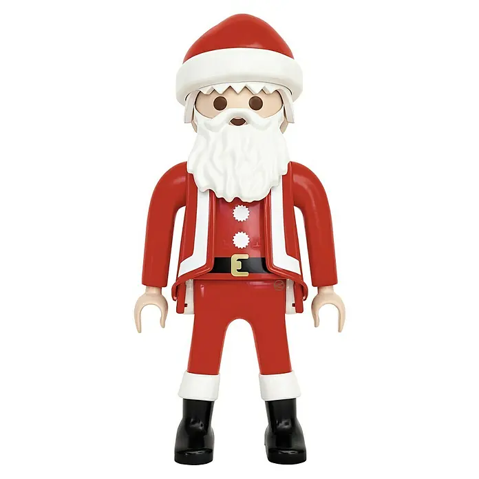 Lechuza Dekofigur Playmobil - Weihnachtsmann, L x B x H: 25 x 30 x 68 cm, Kunststoff - Playmobil Weihnachtsmann Figur in roter Kleidung, mit weißem Bart und Mütze, für festliche Dekorationen und Spielspaß.