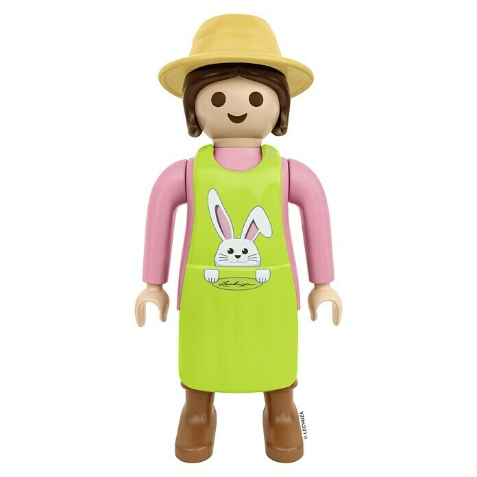 Lechuza Dekofigur PlaymobilGärtnerin/Hase, L x B x H: 33 x 27 x 68 cm, Kunststoff Front View