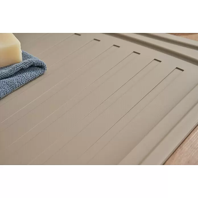 Respekta Einbauspüle Boston - 100 x 50 cm, Sandbeige - Detailaufnahme