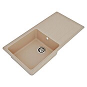 Schock Einbauspüle Columbia (100 x 50 cm, 1 Becken, Cristalite®, Beige)