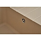 Schock Einbauspüle Columbia (100 x 50 cm, 1 Becken, Cristalite®, Beige)