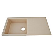 Schock Einbauspüle Columbia (100 x 50 cm, 1 Becken, Cristalite®, Beige)