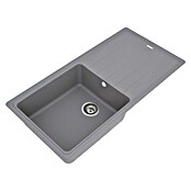 Schock Einbauspüle Columbia (100 x 50 cm, 1 Becken, Cristalite®, Grau)