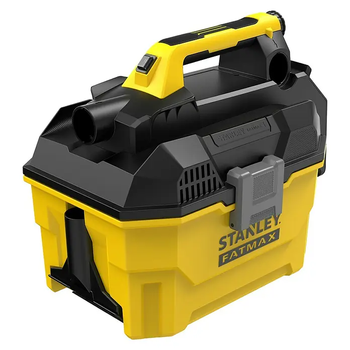 Stanley FatMax Akku-Nass-Trockensauger SFMCV002B-XJ - 18 V, Ohne Akku - Der STANLEY FATMAX Akku-Nass-/Trockensauger ist ein vielseitiges Reinigungsgerät für Werkstatt, Garage und Baustelle.