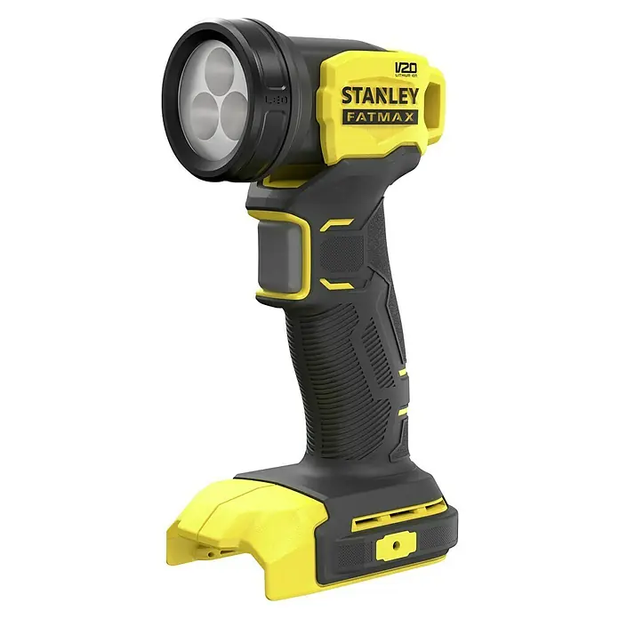Stanley FatMax LED-Arbeitsleuchte SFMCL020B-XJ - 18 V, Ohne Akku, 140 lm - Stanley Fatmax V20 Akku-LED-Arbeitsleuchte in Gelb und Schwarz. Ideal für Baustellen und Heimwerkerprojekte.