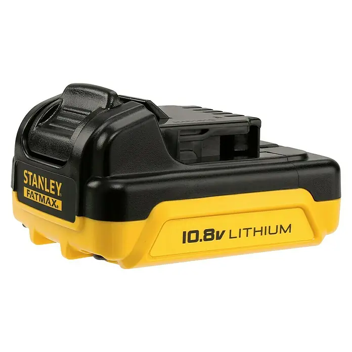 Stanley FatMax Akku-Schlagschrauber - 10,8 V, 2 Akkus, 1,5 Ah, 110 Nm - Stanley Fatmax 10.8V Lithium Akku, ideal für Ihre Werkzeuge. Zuverlässige Energie für Ihre Projekte mit hoher Leistung und langer Lebensdauer.