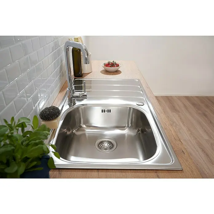 Einbauspüle Küchenspüle Spüle Granit Mineralite 100 x 50 Schwarz Respekta Denver