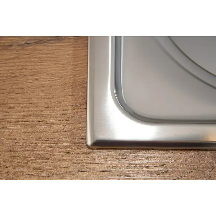 Respekta Einbauspüle Miami - 86 x 50 cm, Edelstahl - Edelstahlspüle fügt sich nahtlos in eine Arbeitsplatte ein. Perfekte Kombination aus Funktionalität und modernem Design.