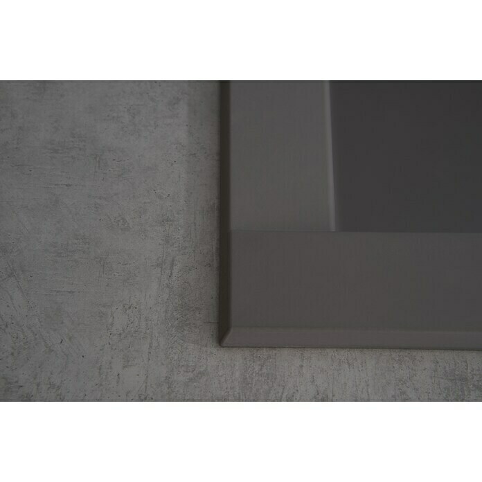 Respekta Einbauspüle Ohio (66 x 50 cm, 1 Becken, Mineralite, Grau)