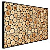 Papermoon Infrarot-Bildheizkörper Rundes Teakholz (100 cm x 600 mm, 600 W) | BAUHAUS