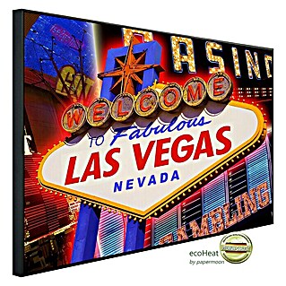 Papermoon Infrarot-Bildheizkörper Las Vegas (120 x 90 cm, 1.200 W)