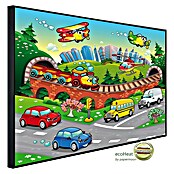 Papermoon Infrarot-Bildheizkörper Kinder Reisen (120 cm x 600 mm, 1 000 W) | BAUHAUS