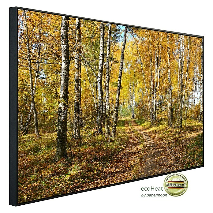 Papermoon Infrarot-Bildheizkörper Herbstwald 1 (100 x 60 cm, 600 W) | BAUHAUS