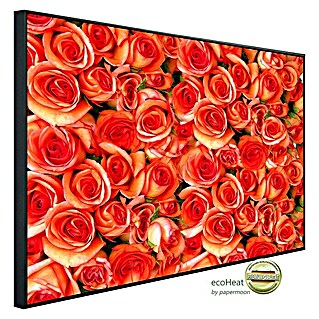 Papermoon Infrarot-Bildheizkörper Orangenrosen (120 x 90 cm, 1.200 W)