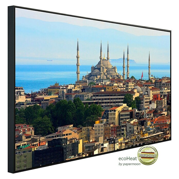 Papermoon Infrarot-Bildheizkörper Istanbul Skyline (120 x 75 cm, 900 W) | BAUHAUS