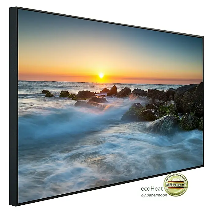 Papermoon Infrarot-Bildheizkörper St. Augustine Ocean Beach - 120 x 60 cm, 1.000 W - Das Ecoheat-Wandbild mit hochwertigem Naturmotiv bringt eine entspannende Atmosphäre in jeden Raum und überzeugt mit Premium-Qualität.