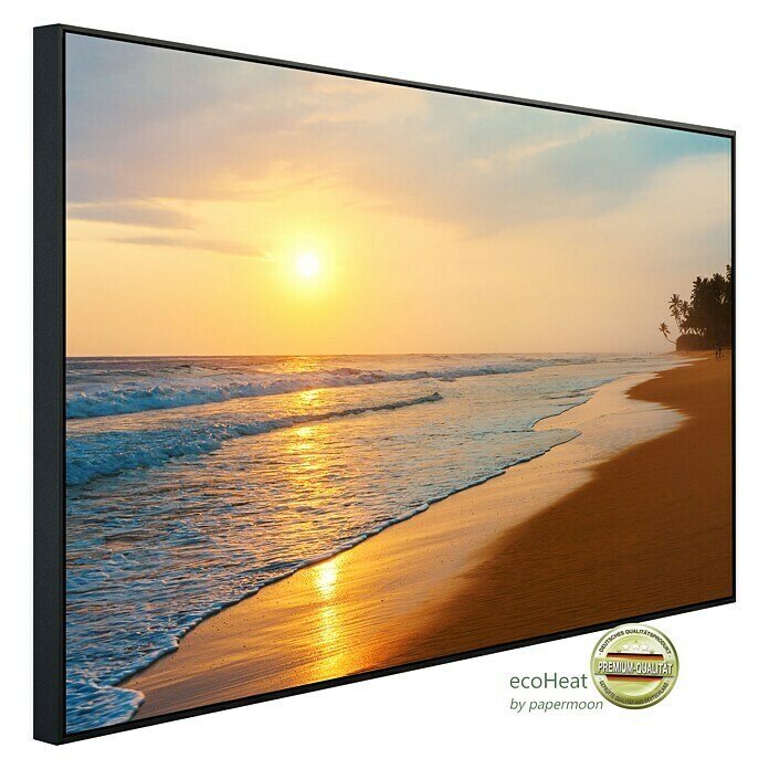 Papermoon Infrarot-Bildheizkörper Sri Lanka Beach Sonnenuntergang (120 x 60 cm, 750 W) | BAUHAUS