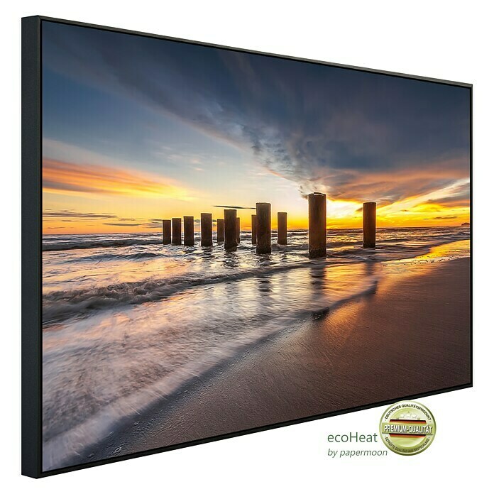 Papermoon Infrarot-Bildheizkörper Panorama Sonnenuntergang Indonesien (120 x 90 cm, 1 200 W) | BAUHAUS