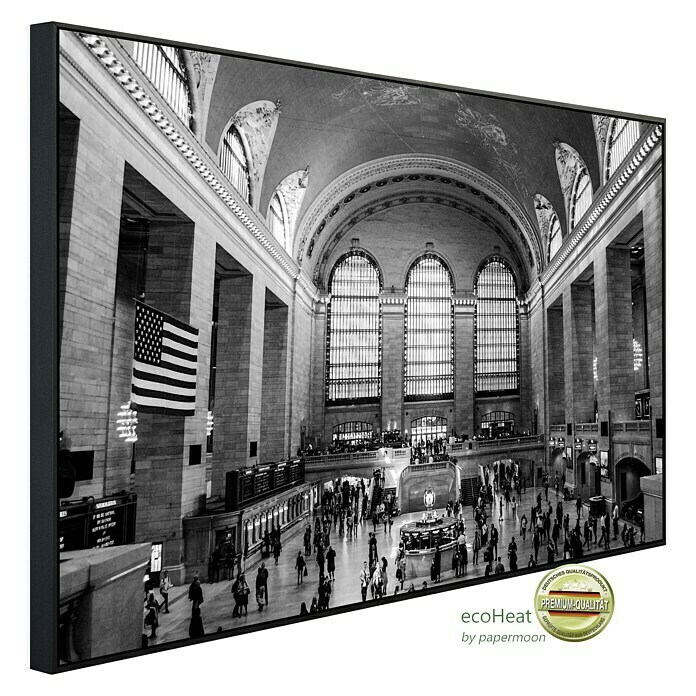 Papermoon Infrarot-Bildheizkörper Hauptbahnhof New York (120 x 90 cm, 1 200 W) | BAUHAUS