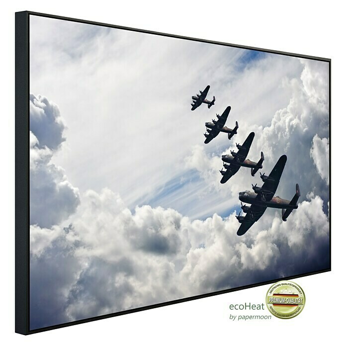 Papermoon Infrarot-Bildheizkörper Lancaster Bomber (80 x 60 cm, 450 W) | BAUHAUS