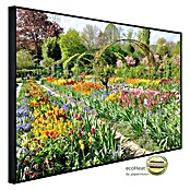 Papermoon Infrarot-Bildheizkörper Monets Garten 2 (120 x 60 cm, 750 W) | BAUHAUS