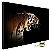 Papermoon Infrarot-Bildheizkörper Brüllender Tiger (80 x 60 cm, 450 W) | BAUHAUS