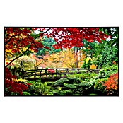 Papermoon Infrarot-Bildheizkörper Brücke im japanischen Garten (90 cm x 500 mm, 450 W) | BAUHAUS