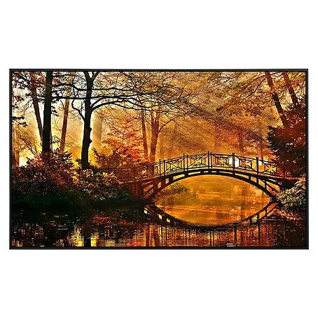 Papermoon  Infrarot-Bildheizkörper Misty Park Bridge