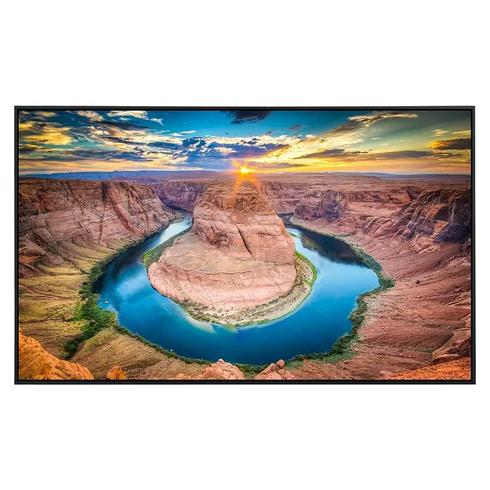 Papermoon Infrarot-Bildheizkörper horseshoe Bend - 100 cm x 600 mm, 600 W - Ein schönes Fernsehgerät mit einem atemberaubenden Blick auf den Grand Canyon beim Sonnenuntergang. Fantastische Farben und Klarheit.