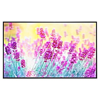 Papermoon Infrarot-Bildheizkörper Lavendelblume (120 x 75 cm, 900 W)