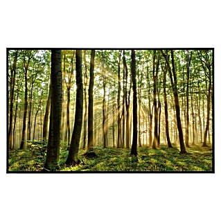 Papermoon Infrarot-Bildheizkörper Wald (100 x 60 cm, 600 W)