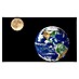 Papermoon Infrarot-Bildheizkörper Erde und Mond 