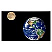 Papermoon Infrarot-Bildheizkörper Erde und Mond (100 cm x 600 mm, 600 W) | BAUHAUS