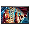 Papermoon Infrarot-Bildheizkörper Goldene Statuen Buddhas (100 x 60 cm, 800 W) | BAUHAUS