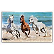 Papermoon Infrarot-Bildheizkörper Horse Herd Run Galopp (100 x 60 cm, 600 W) | BAUHAUS