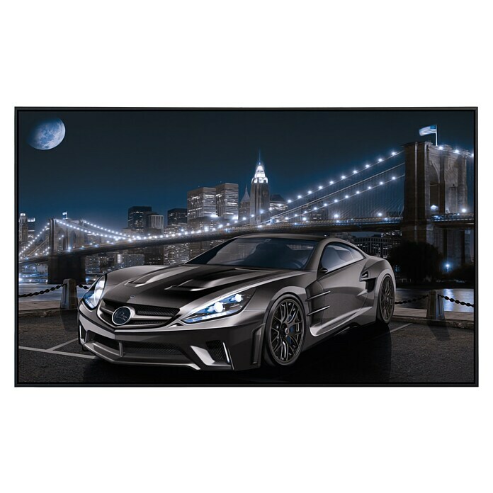 Papermoon Infrarot-Bildheizkörper Manhatten Car II (120 x 75 cm, 900 W)