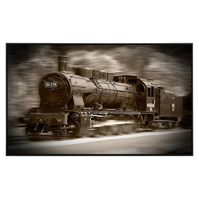 Papermoon Infrarot-Bildheizkörper Dampflokomotive (100 x 60 cm, 600 W) | BAUHAUS